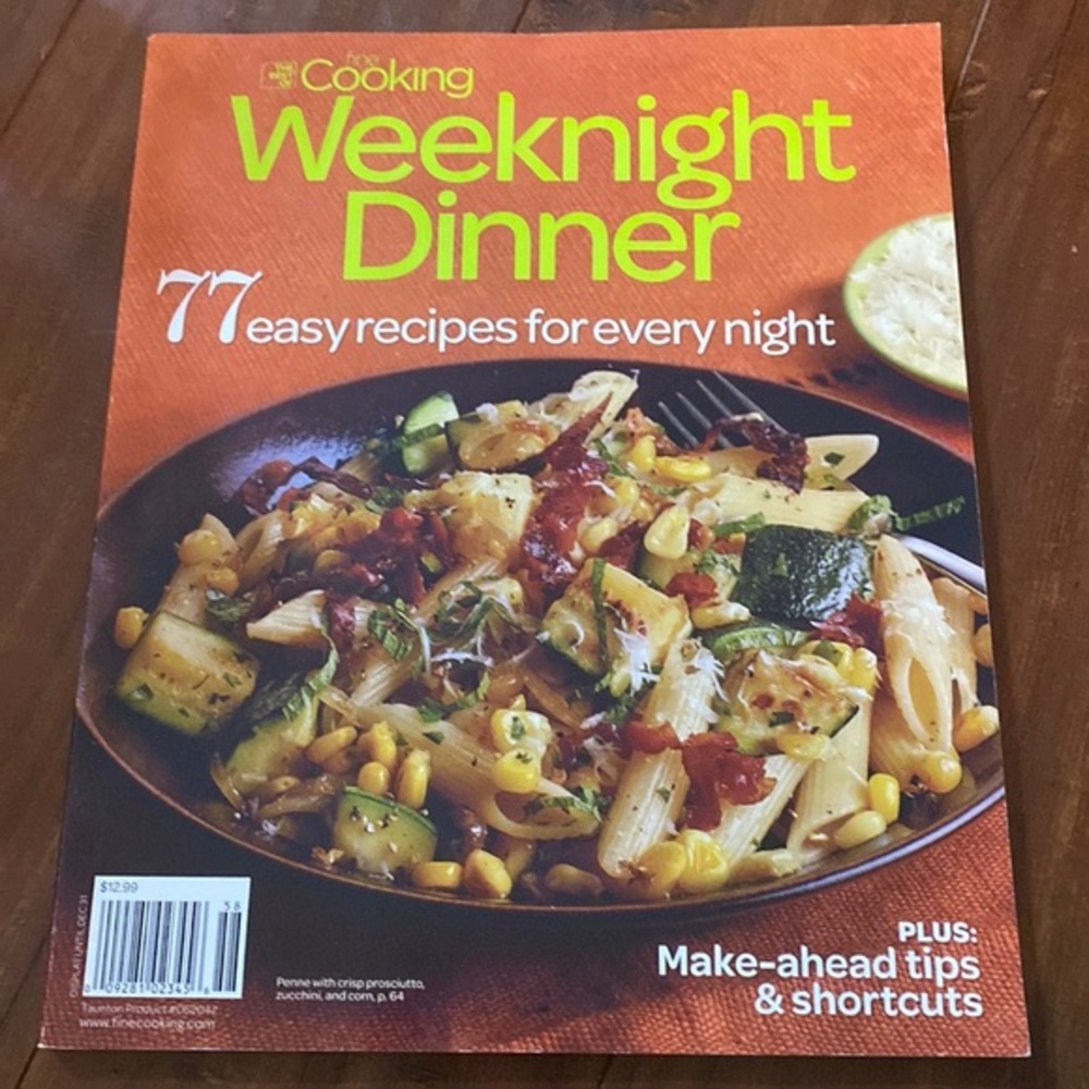 Weeknight Dinner cookbook 77 Easy‎ recipes.